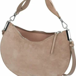 Sale Coccinelle Sunup Schultertasche Leder 30 cm warm taupe