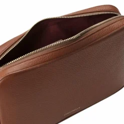 Discount Coccinelle Teb Schultertasche Leder 25 cm cognac