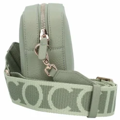 Outlet Coccinelle Tebe Umhängetasche Leder 18 cm greenery