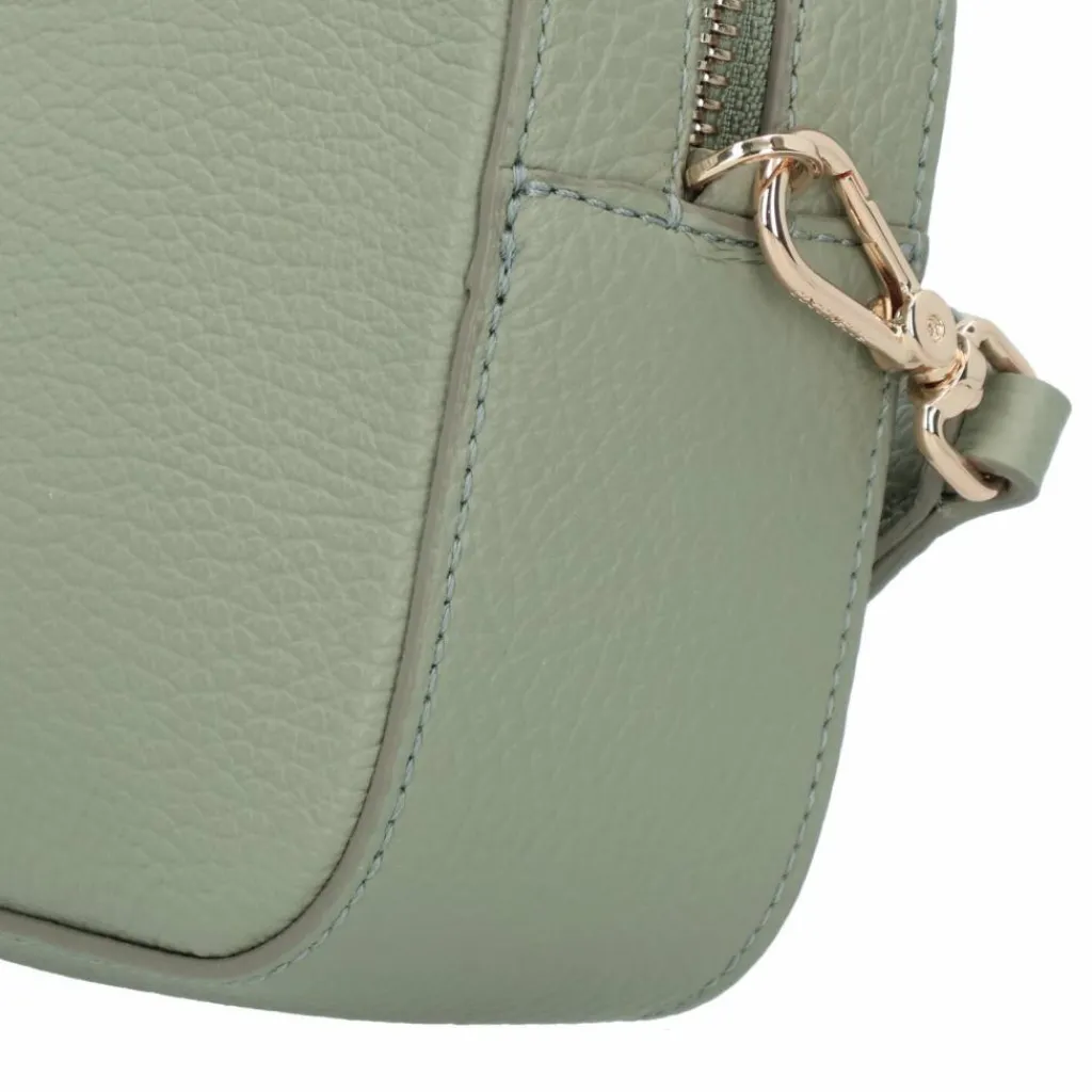 Outlet Coccinelle Tebe Umhängetasche Leder 18 cm greenery