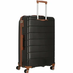 Cocoono Hartgepäck|4-Rollen Koffer<Graz 4 Rollen Trolley L 76 cm schwarz-braun