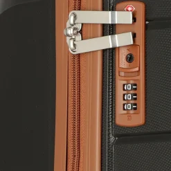 Cocoono Hartgepäck|4-Rollen Koffer<Graz 4 Rollen Trolley L 76 cm schwarz-braun