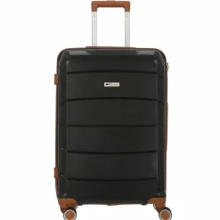 Clearance Cocoono Graz 4 Rollen Trolley M 66 cm schwarz-braun