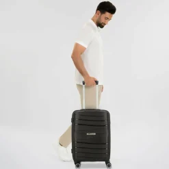 Hot Cocoono Leon 4 Rollen Kabinentrolley 55 cm schwarz