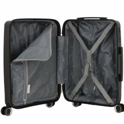 Hot Cocoono Leon 4 Rollen Kabinentrolley 55 cm schwarz