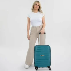 Cocoono 4-Rollen Kabinentrolleys|Hartgepäck Kabinengepäck<Leon 4 Rollen Kabinentrolley 55 cm petrol