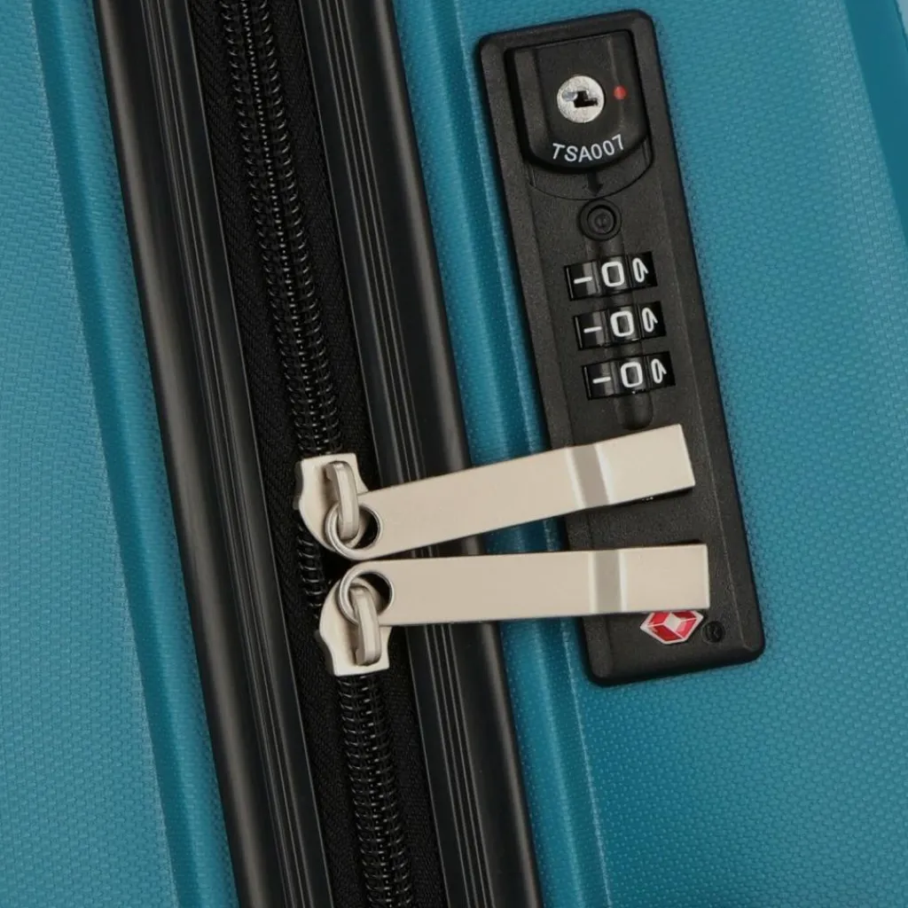 Clearance Cocoono Leon 4 Rollen Kofferset 3-teilig petrol