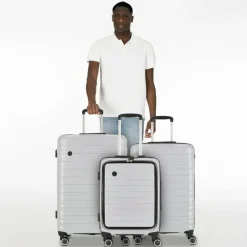 Cocoono Koffersets Als Hartgepäck|Koffersets 3-Teilig<Madrid 4 Rollen Kofferset 3-teilig grau