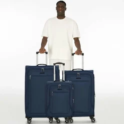 Cocoono Koffersets Als Weichgepäck|Koffersets 3-Teilig<Monterrey 4 Rollen Kofferset 3-teilig mit Dehnfalte navy