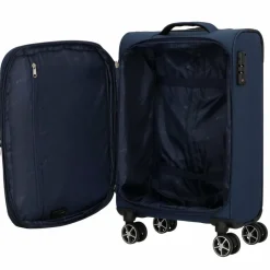 Discount Cocoono Monterrey 4 Rollen Trolley 58 cm mit Dehnfalte navy