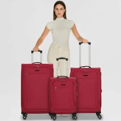 Cocoono Monterrey 4 Rollen Kofferset 3-teilig mit Dehnfalte