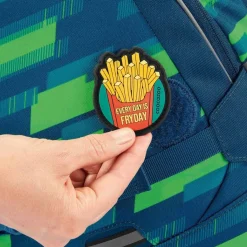 coocazoo Schulrucksäcke<Mate Schulrucksack 44 cm lime stripe