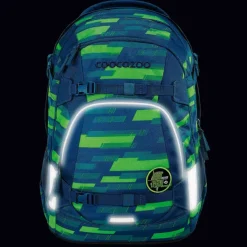 coocazoo Schulrucksäcke<Mate Schulrucksack 44 cm lime stripe