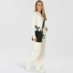 Cowboysbag Henkeltaschen<Barkley Handtasche Leder 27 cm black