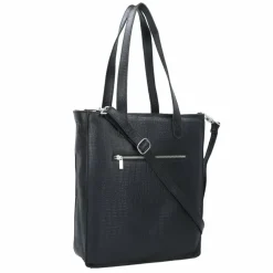 Discount Cowboysbag Bonanza Buckley Schultertasche Leder 32 cm Laptopfach croco black