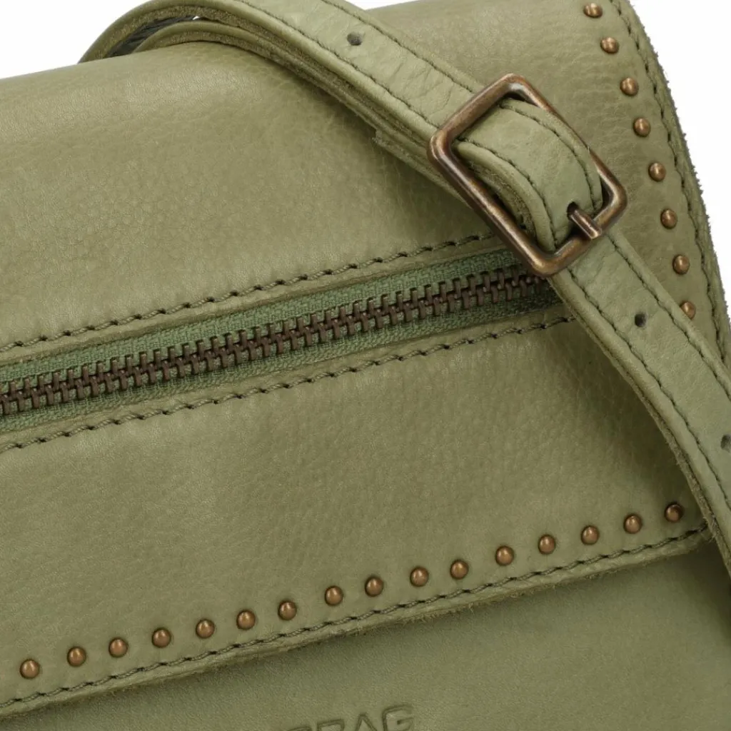 Cowboysbag Umhängetaschen<Bridgetown Umhängetasche Leder 18.5 cm green