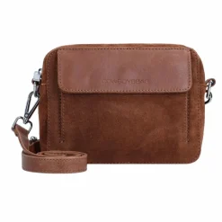 Hot Cowboysbag Carlyle Umhängetasche Leder 20 cm dark tan-cognac