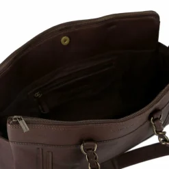 Cowboysbag Chained Barton Schultertasche Leder 40 cm