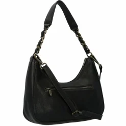 Hot Cowboysbag Chained Middleton Schultertasche Leder 30 cm black