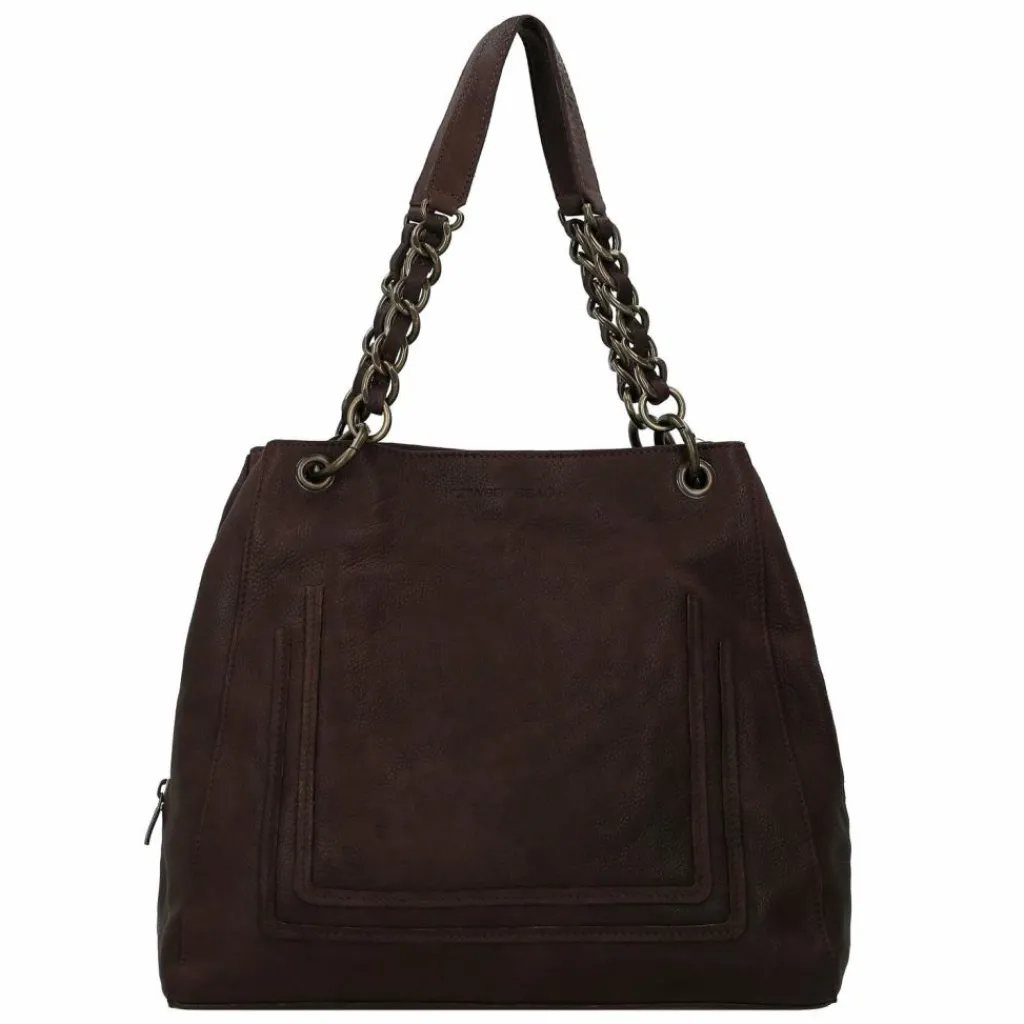 Cowboysbag Shopper|Schultertaschen<Chained Wallowa Shopper Tasche Leder 36 cm hickory