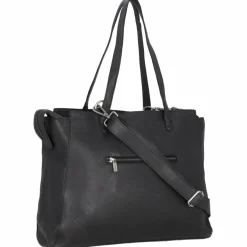 New Cowboysbag Cow Crust Babell Schultertasche Leder 41 cm Laptopfach black