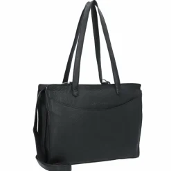 Cowboysbag Henkeltaschen|Schultertaschen<Cow Crust Elston Schultertasche Leder 34 cm black