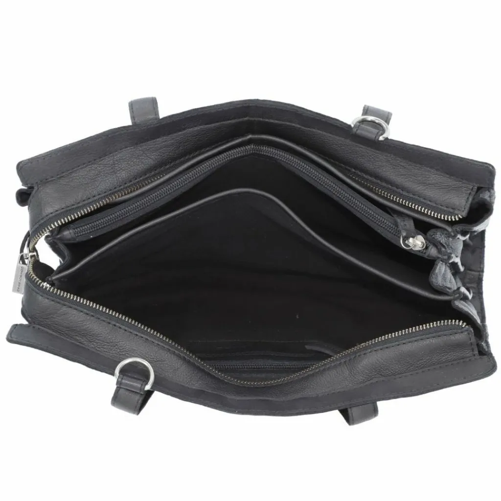 Cowboysbag Henkeltaschen|Schultertaschen<Cow Crust Elston Schultertasche Leder 34 cm black