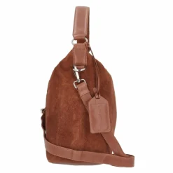 Cowboysbag Schultertaschen<Creston Schultertasche Leder 32 cm dark tan-cognac