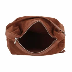 Cowboysbag Schultertaschen<Creston Schultertasche Leder 32 cm dark tan-cognac