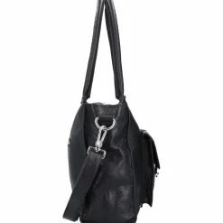 Clearance Cowboysbag Edgemore Schultertasche Leder 41 cm Laptopfach black