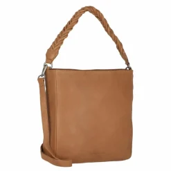 Cowboysbag Schultertaschen<Edmonton Schultertasche Leder 29 cm fawn