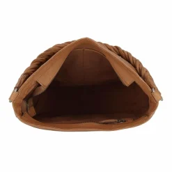 Cowboysbag Schultertaschen<Edmonton Schultertasche Leder 29 cm fawn