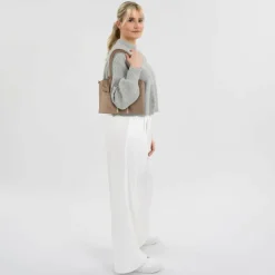 Discount Cowboysbag Floyd Schultertasche Leder 30 cm mocca