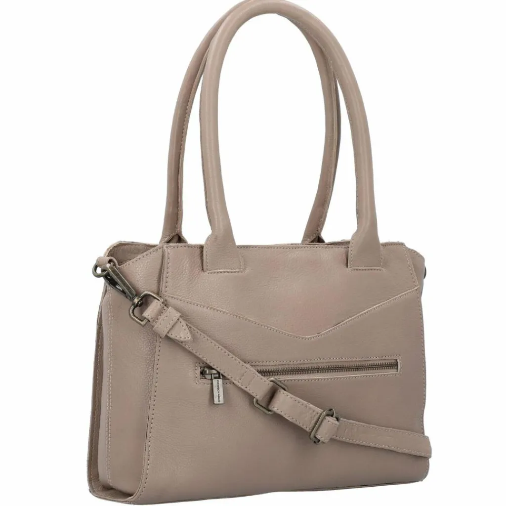 Discount Cowboysbag Floyd Schultertasche Leder 30 cm mocca