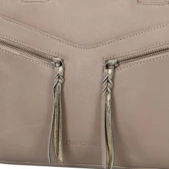 Discount Cowboysbag Floyd Schultertasche Leder 30 cm mocca