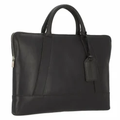Cowboysbag Laptoptaschen|Aktentaschen<Frederick Laptoptasche Leder 40 cm black