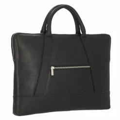 Cowboysbag Laptoptaschen|Aktentaschen<Frederick Laptoptasche Leder 40 cm black