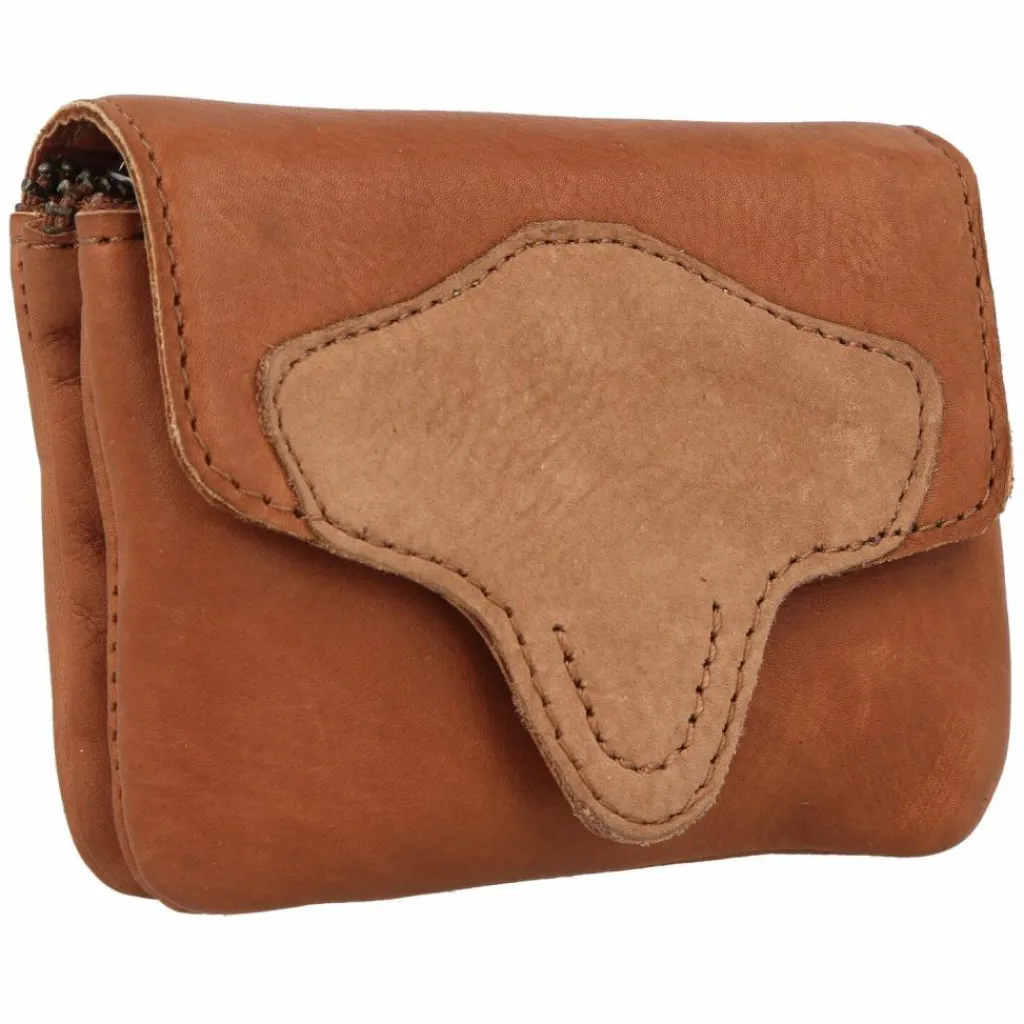 Cowboysbag Damengeldbörsen Querformat<Geldbörse Leder 14 cm camel