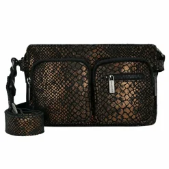 Hot Cowboysbag Glam Monticello Umhängetasche Leder 22 cm croco bronze