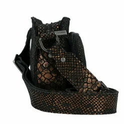 Hot Cowboysbag Glam Monticello Umhängetasche Leder 22 cm croco bronze