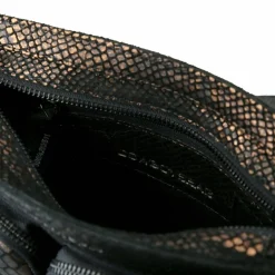 Hot Cowboysbag Glam Monticello Umhängetasche Leder 22 cm croco bronze