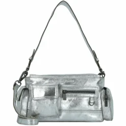 Cowboysbag Schultertaschen<Hawley Glam Schultertasche Leder 25 cm silver