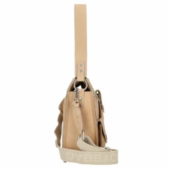 Cowboysbag Schultertaschen<Houston Schultertasche Leder 32 cm sand