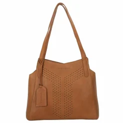 Cowboysbag Schultertaschen|Henkeltaschen<Lavish Imbler Schultertasche Leder 30 cm fawn