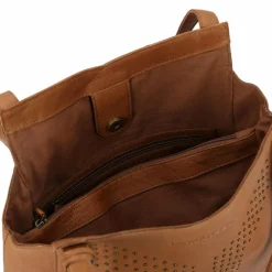 Cowboysbag Schultertaschen|Henkeltaschen<Lavish Imbler Schultertasche Leder 30 cm fawn