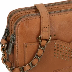 Discount Cowboysbag Lavish Minam Umhängetasche Leder 20 cm fawn