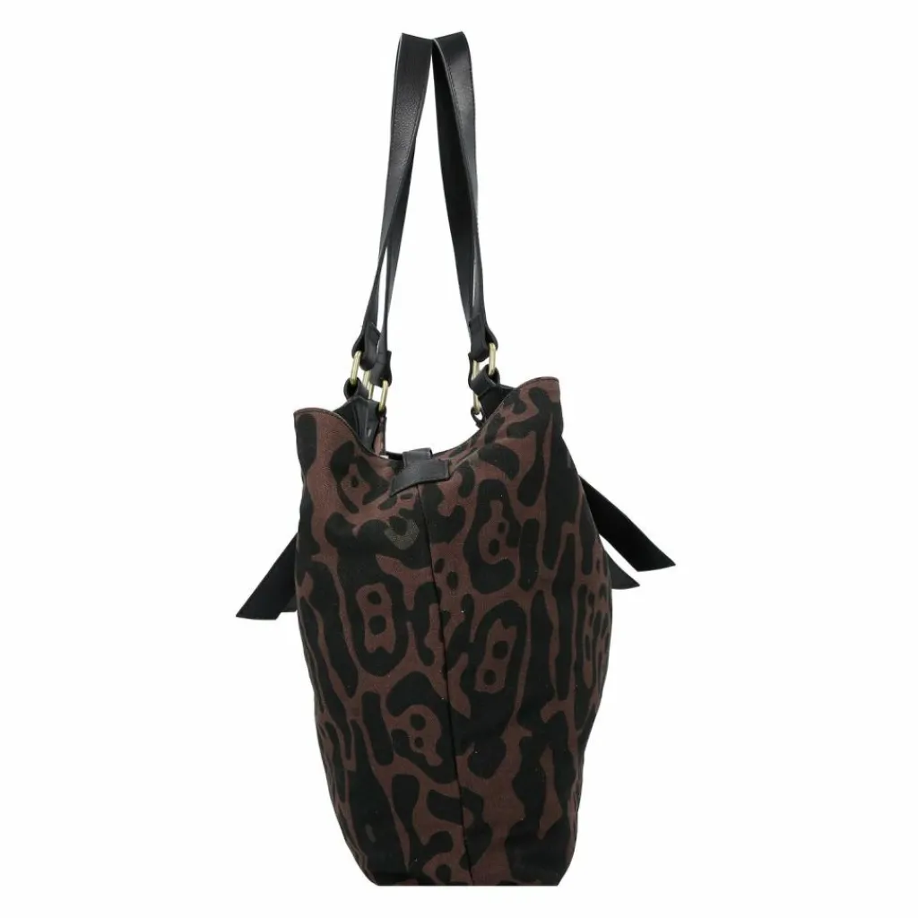 Cowboysbag Shopper|Schultertaschen<Leopard chic Harrison Shopper Tasche 55 cm lazy leopard- black