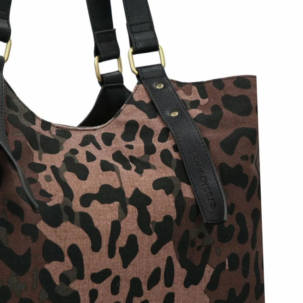 Cowboysbag Shopper|Schultertaschen<Leopard chic Harrison Shopper Tasche 55 cm lazy leopard- black