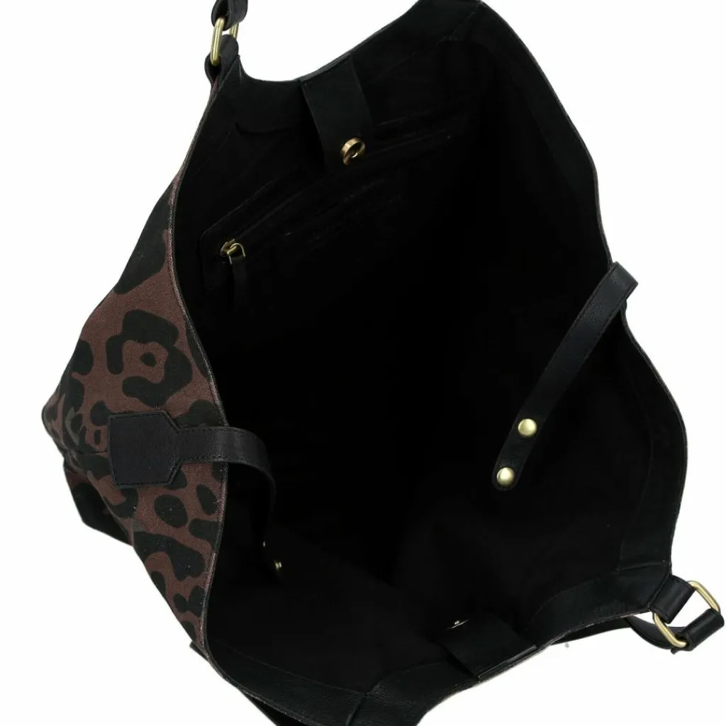 Cowboysbag Shopper|Schultertaschen<Leopard chic Harrison Shopper Tasche 55 cm lazy leopard- black