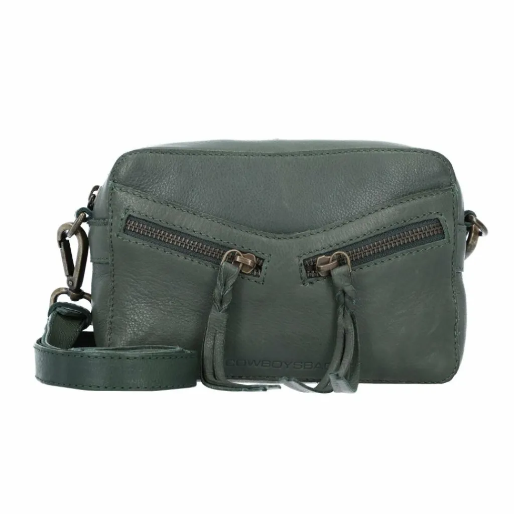 Cowboysbag Umhängetaschen<Miami Umhängetasche Leder 20 cm deep teal